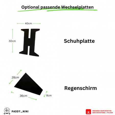 LTS 138 - 38x45cm - modulare Transferpresse - inkl. Paket von Paddy und Nini - Code: PNPRESS