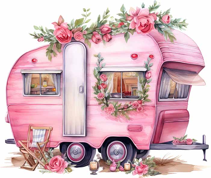 Camping floral