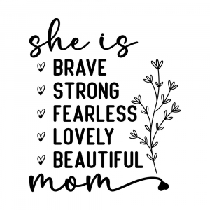 Bügelbild Mom mit Wörter Schriftzug freie Farbwahl