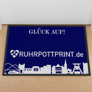 Fußmatte rutschfest mit deinem Logo,Größe  -Einzelstück-